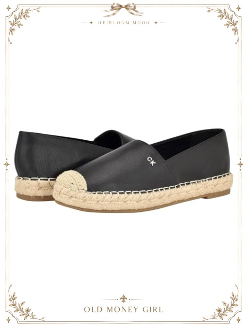 Faux Leather Ballet Flats Slip On Square Toe Platform Espadrilles